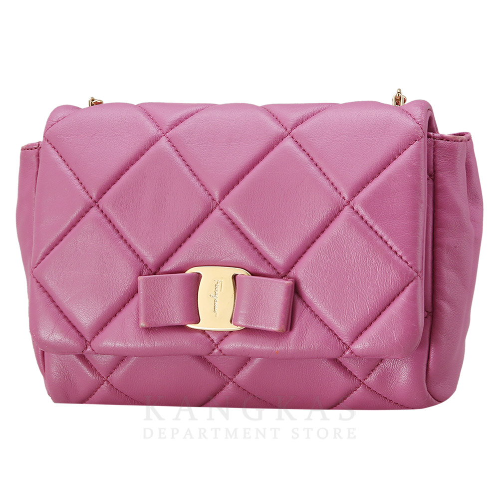 FERRAGAMO(USED)페레가모 바라리본 체인백